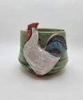 Rooster on Green Sponge Holder
