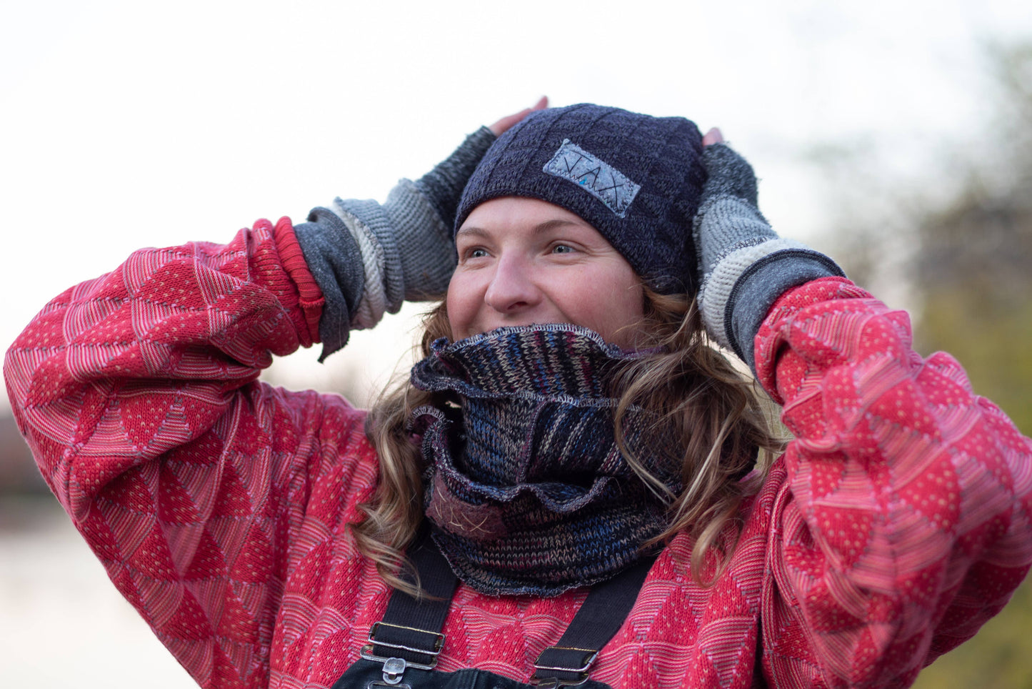 Infinity Scarf Upcycled Unisex in many colors