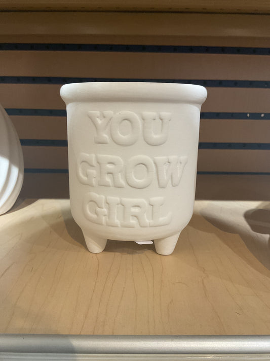 You Grow Girl Planter