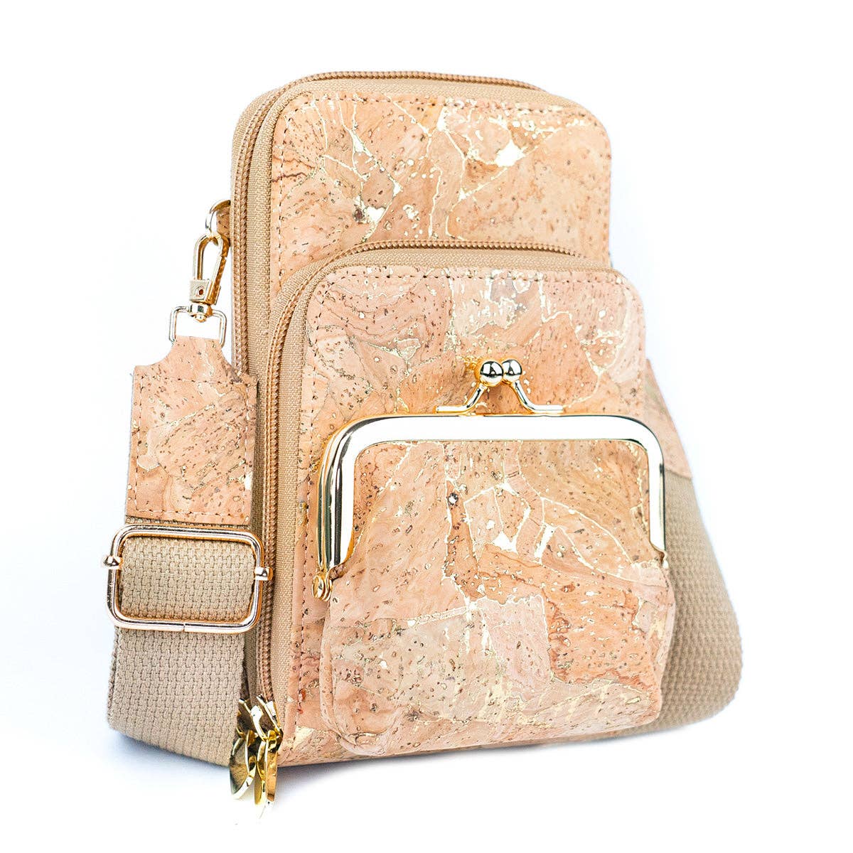 Eco-Friendly Cork Women's Phone Bag