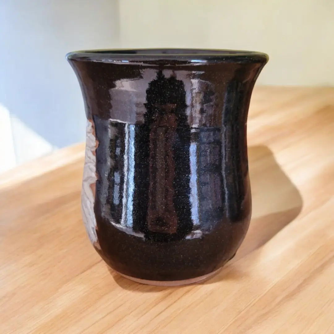 Carved White Horse Mug