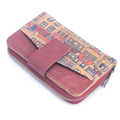 Red Cork Printed Cardholder Wallet