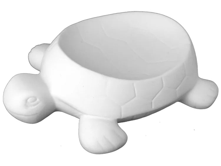Turtle Soap Dish Bisqueware