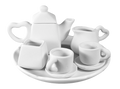 La Petite Tea Set Bisqueware