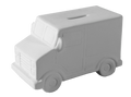 Transport Truck Bank Bisqueware