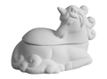 Elegant Unicorn Box Bisqueware