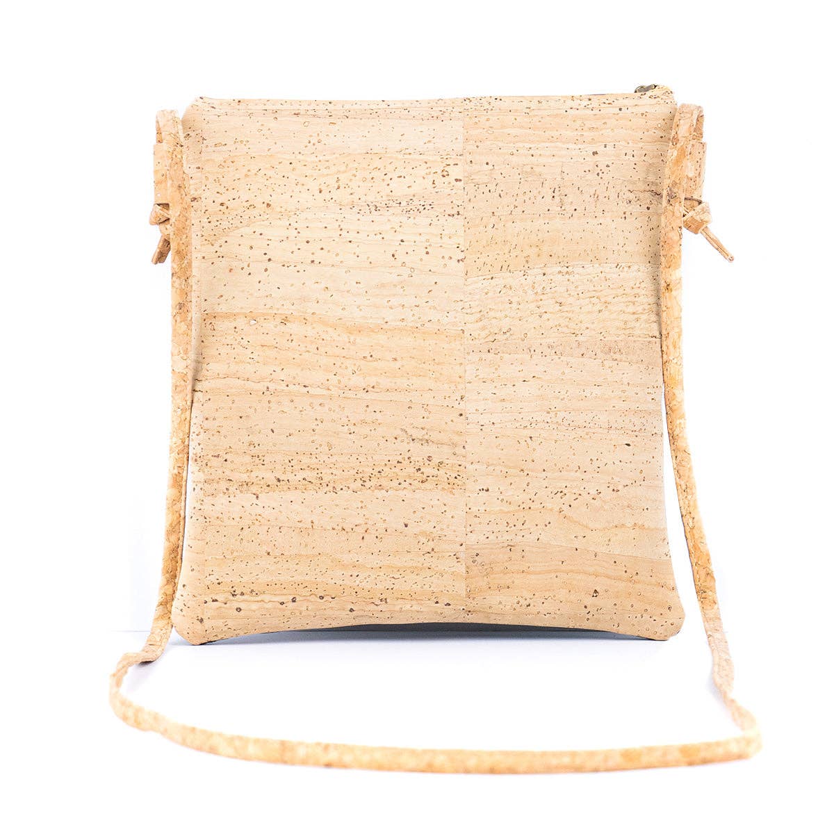 Cork Women's Double Zip Flower print Crossbody Bag