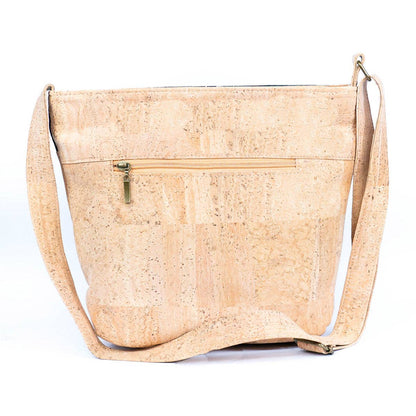 Cork Women's Crossbody Bag with Zippers