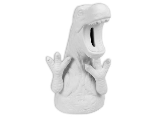 Hungry T-Rex Bank Bisqueware