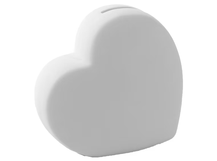 Heart Bank Bisqueware