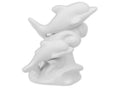 Mama and Baby Dolphin Bisqueware