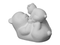 Mama and Baby Panda Bisqueware