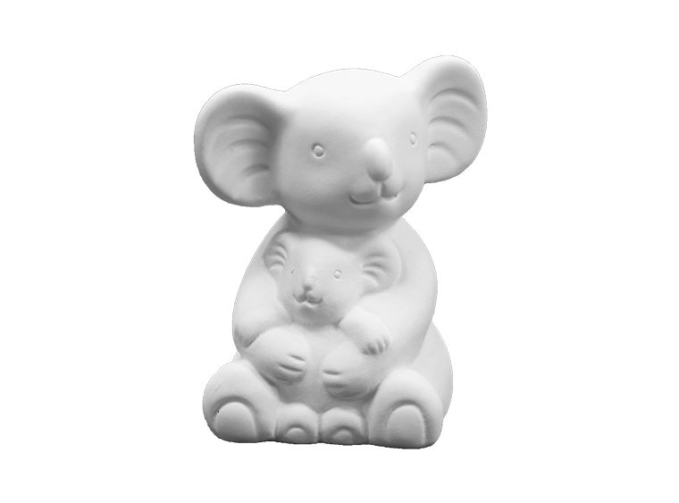 Mama and Baby Koala Bisqueware