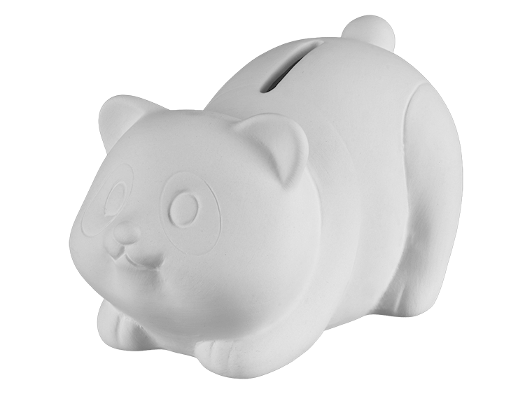 Jin Jin the Panda Bank Bisqueware