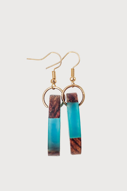 Zoe Wooden & Resin Earrings