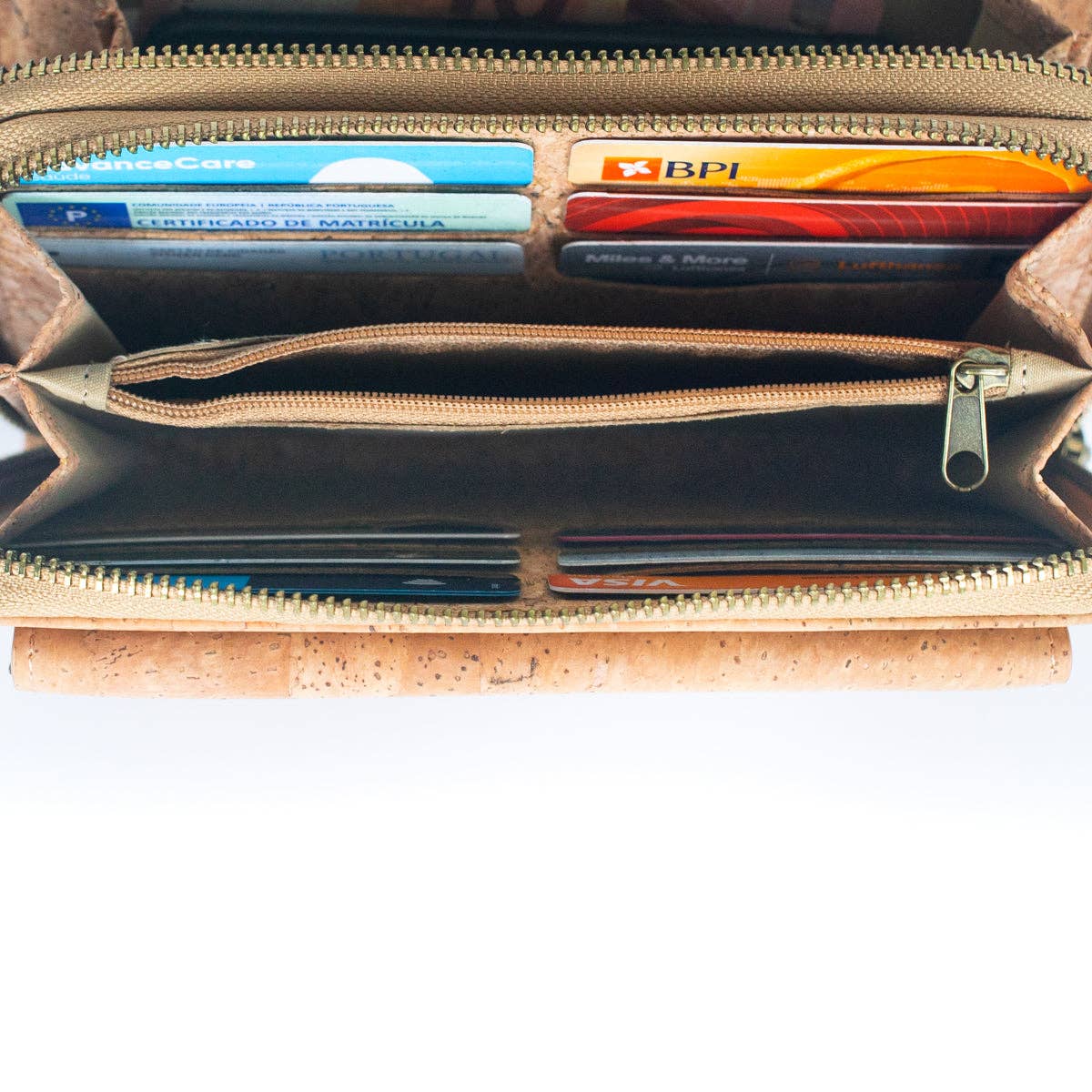 Front Pocket Cork Crossbody Wallet & Mobile Phone Bag