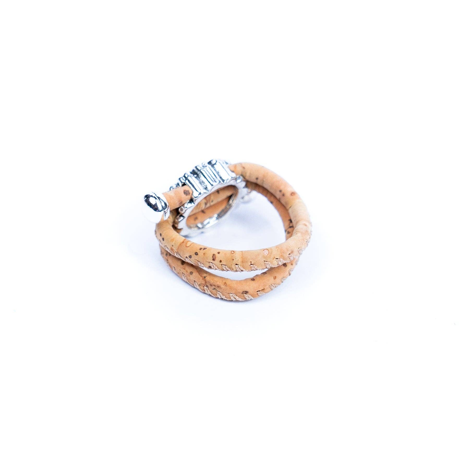 Chrysanthemum handmade colored cork ring