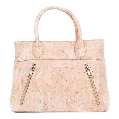 Spacious and Elegant Natural Cork Women's Handbag