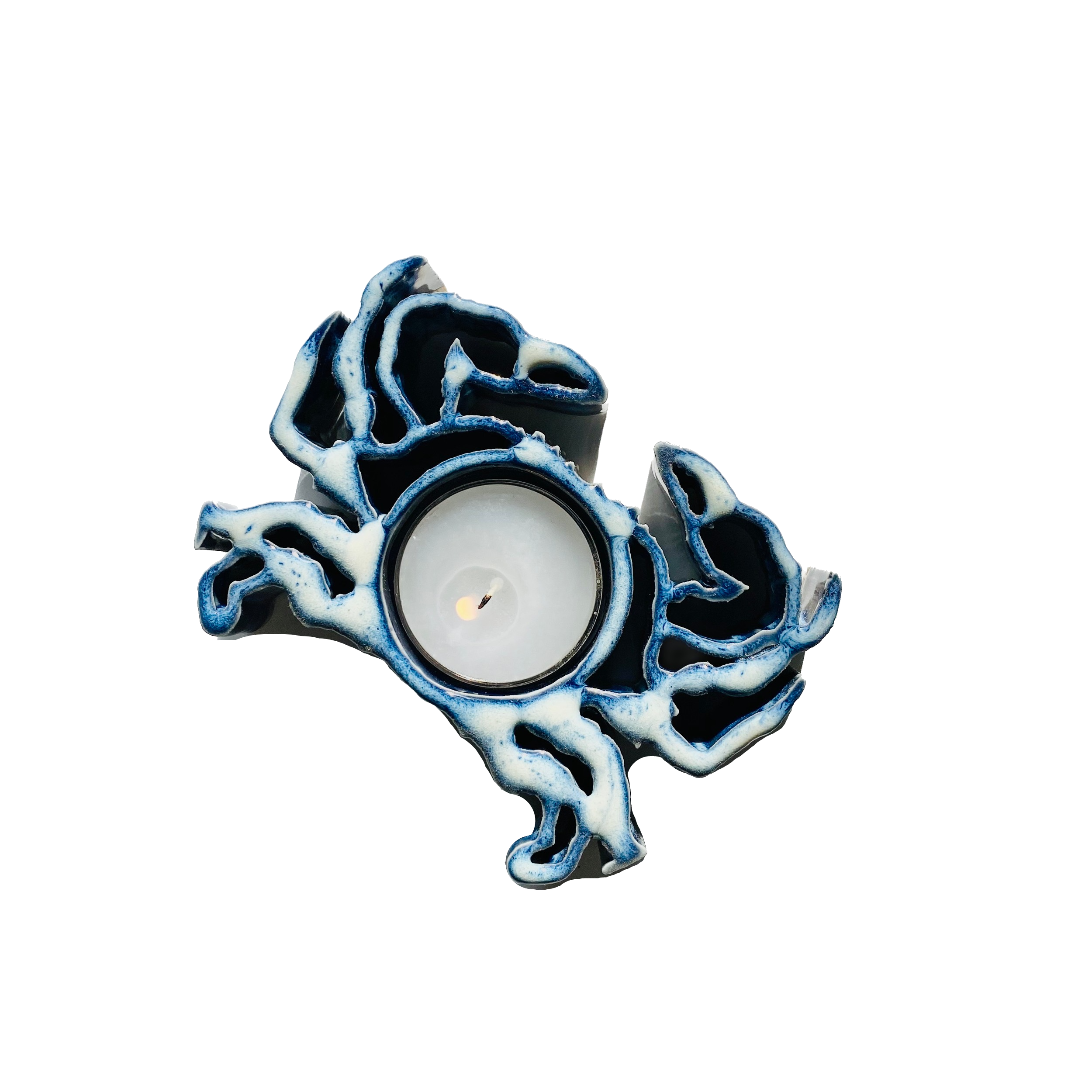 Crab Tealight Holder - Stoneware Pottery