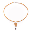 Pine Natural Cork Handmade Necklace