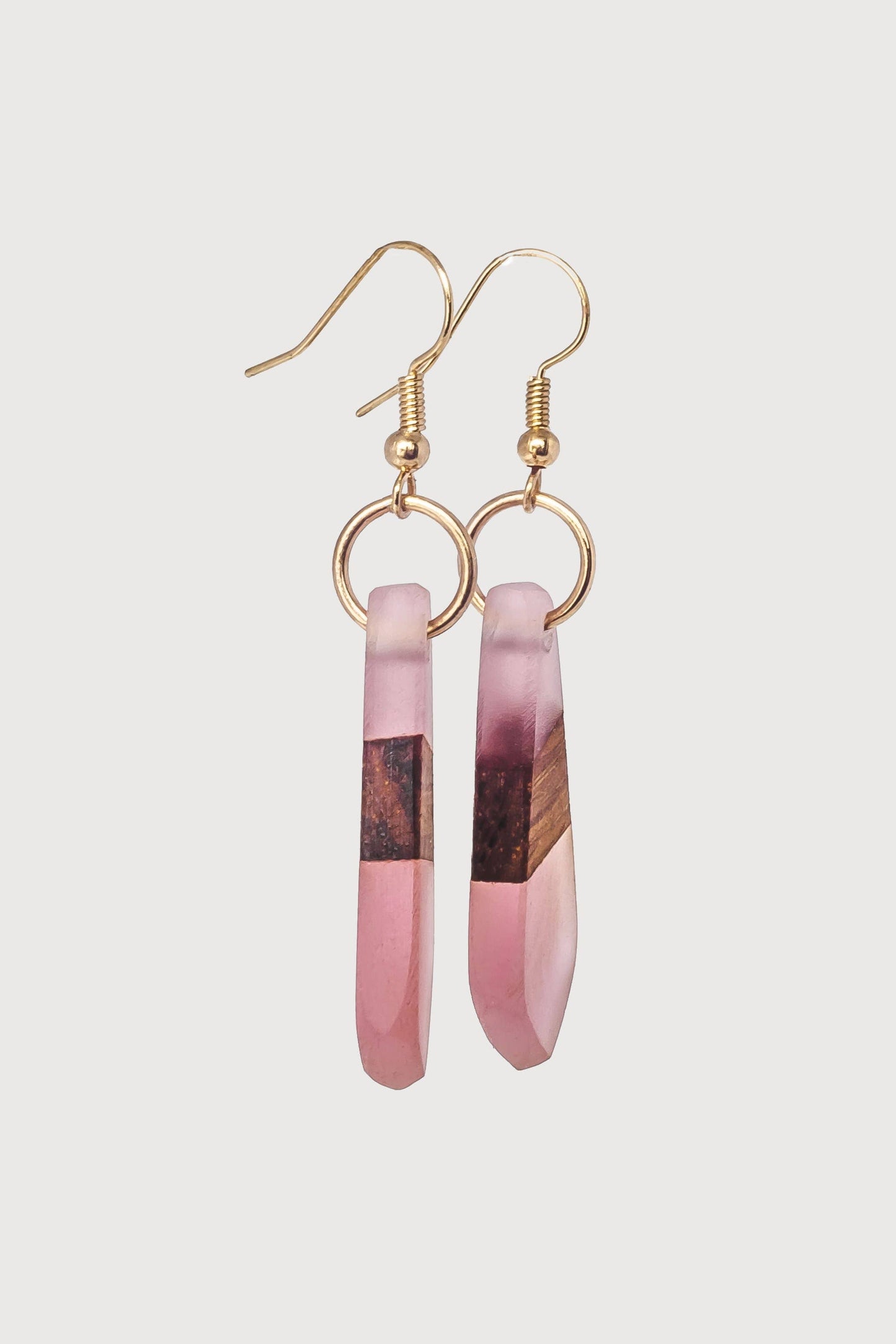 Happy Hour Wooden & Resin Earrings