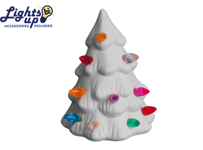 Christmas Tree Night Light Bisqueware