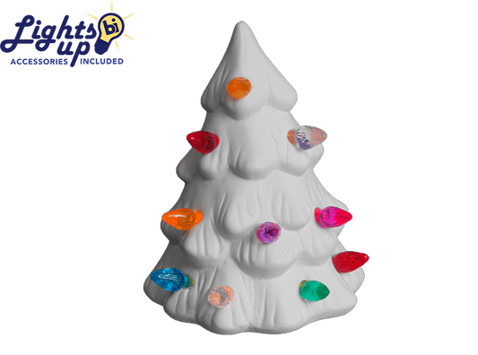 Christmas Tree Night Light Bisqueware