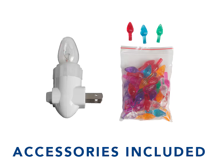 Christmas Tree Night Light Bisqueware