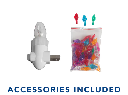 Christmas Tree Night Light Bisqueware