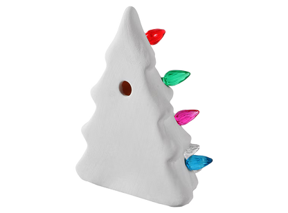 Christmas Tree Night Light Bisqueware