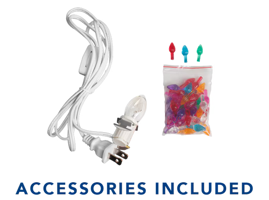 Lighted Tree Bearded Gnome Bisqueware