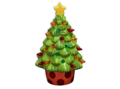 Small Lighted Christmas Tree Bisqueware