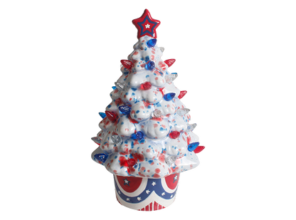 Small Lighted Christmas Tree Bisqueware