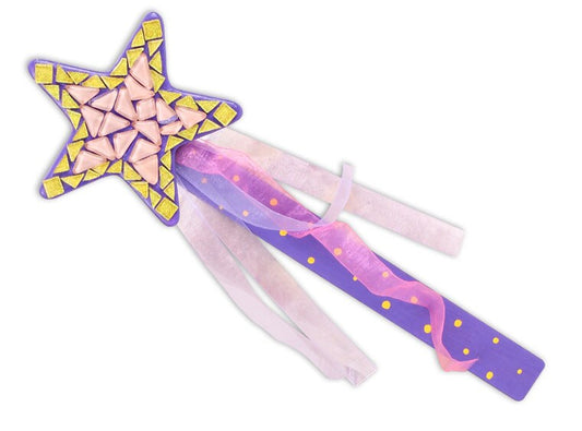 Flat Big Star Ornament Bisqueware