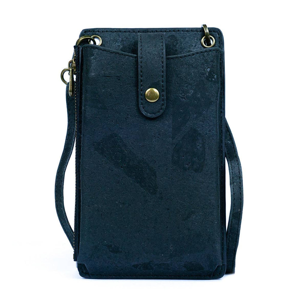 Chic Natural Cork Phone Pouch with Card Slots