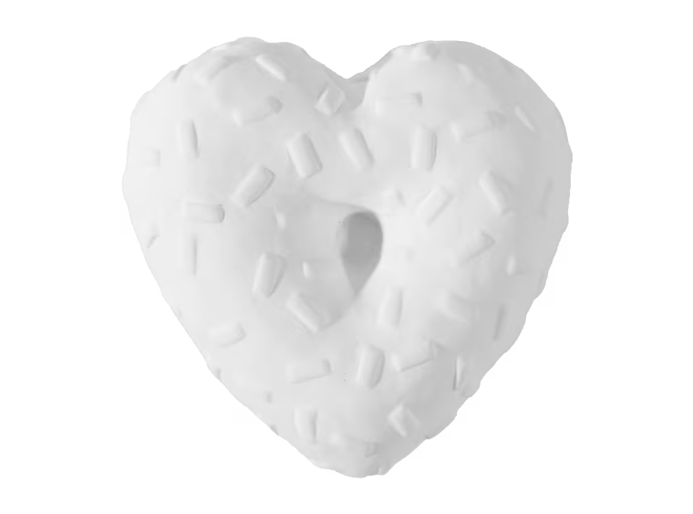 Donut Heart Box Bisqueware