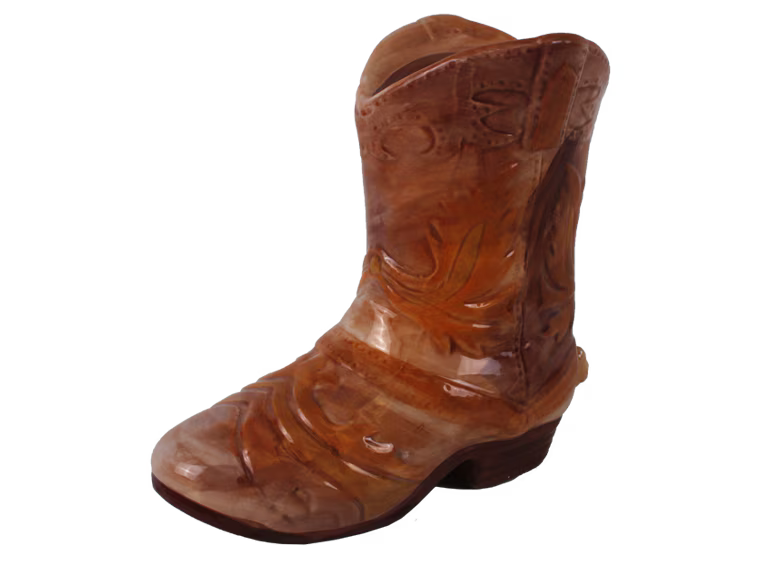 Cowboy Boot Bank Bisqueware