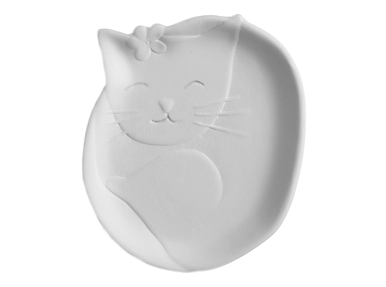 Kitten Dish Bisqueware