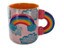 Triple Rainbow Mug Bisqueware