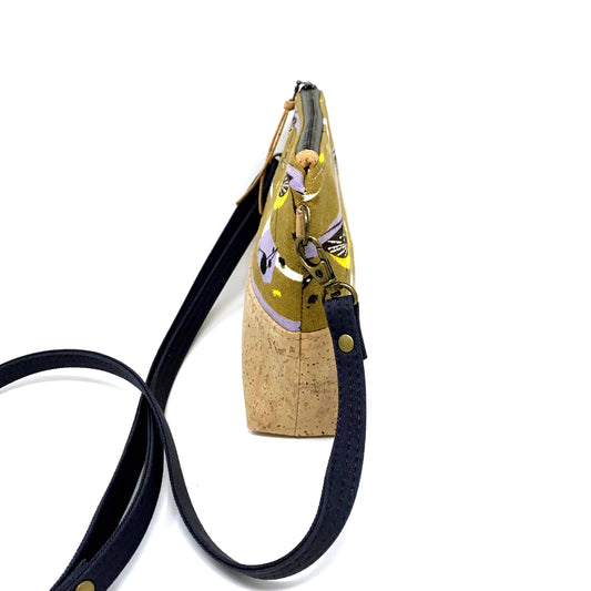 Cactus Wren Organic Cotton & Cork Crossbody
