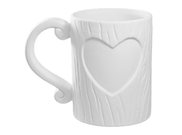 Sweetheart Mug Bisqueware