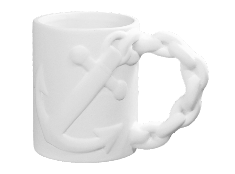 Anchor Mug Bisqueware