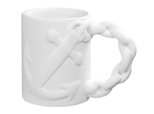 Anchor Mug Bisqueware