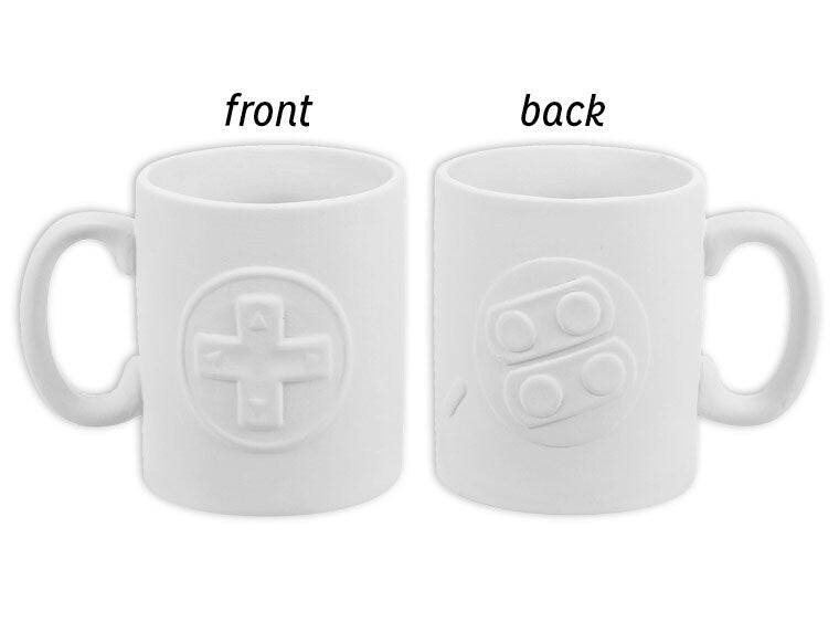 Gamer Mug Bisqueware