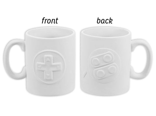 Gamer Mug Bisqueware