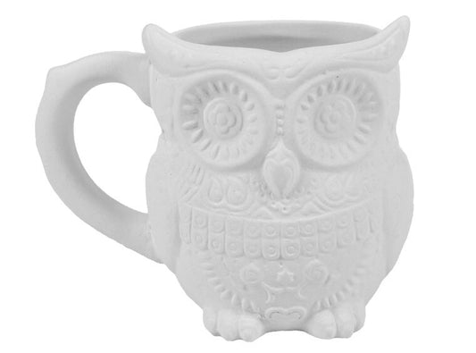 Day of the Dead Owl Mug Bisqueware