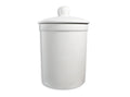 Small Canister with Seal Bisqueware