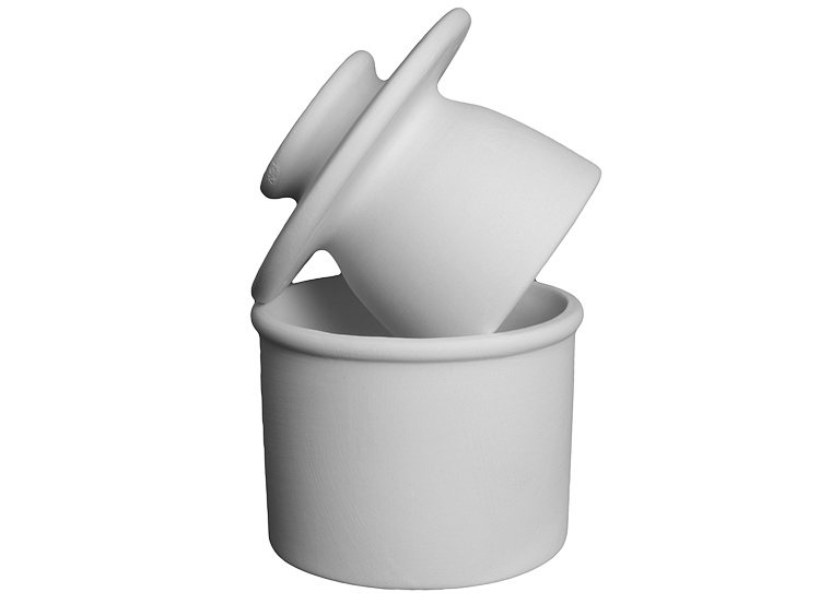French Butter Crock Bisqueware