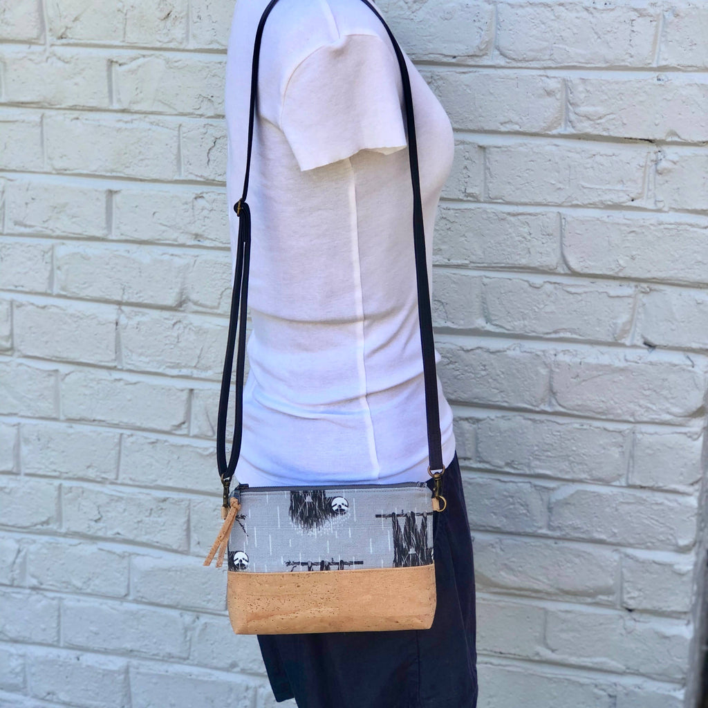 Cardinals Organic Cotton & Cork Crossbody