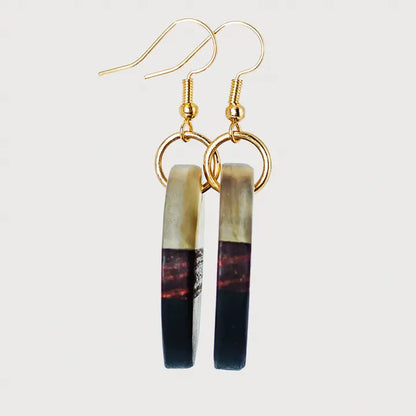 Bella Wooden & Resin Earrings